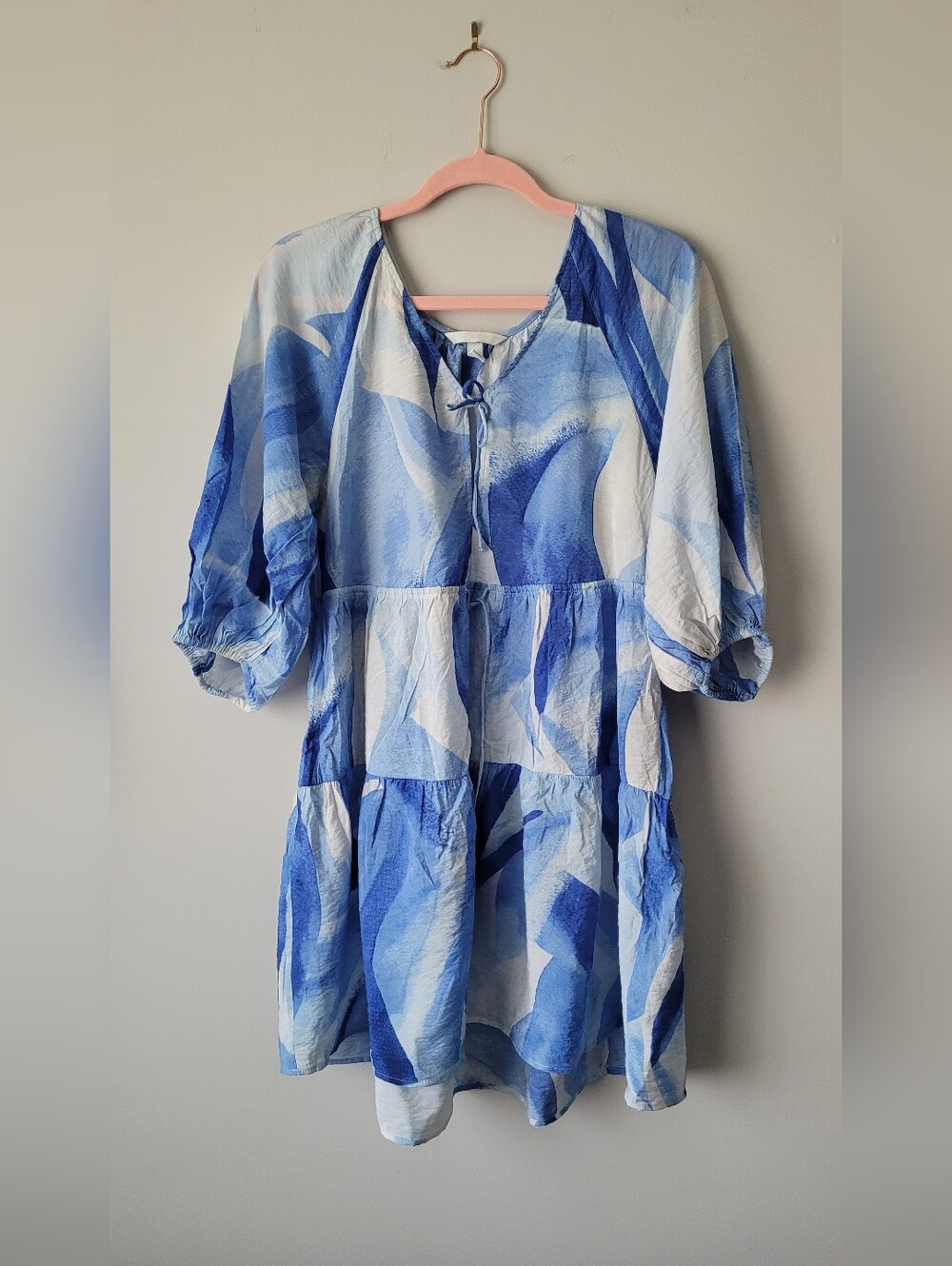 H&M Tie-Front Boho Dress